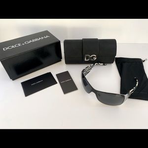 Dolce & Gabbana Zebra Shield Sunglasses